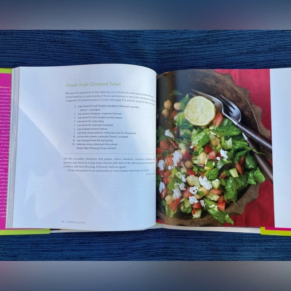 Cuisine a Latina Michelle Bernstein autograph cookbook